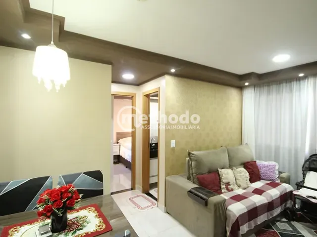Apartamento com 43m² 2 quartos e 1 banheiro, à venda, no bairro Fundacao da Casa Popular em Campinas