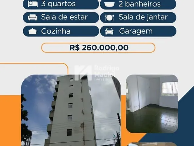 Apartamento 3 quartos e 2 banheiros, à venda ou para alugar, no bairro Madalena em Recife