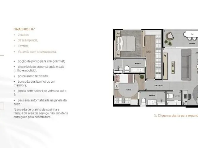 Apartamento 2 quartos e 2 banheiros, à venda, no bairro Palhano 1 em Londrina
