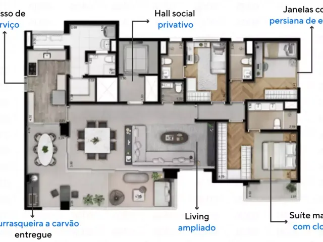 Foto do Apartamento - Apartamento à venda, Vila Anastácio, São Paulo, SP | Vista Livre