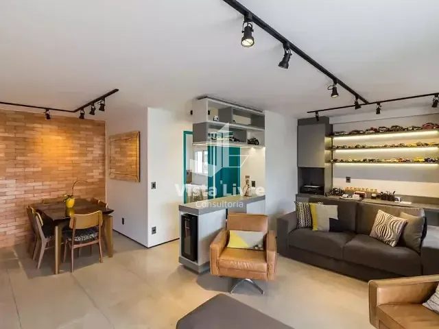 Apartamento com 77m² 1 quarto e 1 banheiro, à venda, no bairro Alto de Pinheiros em São Paulo