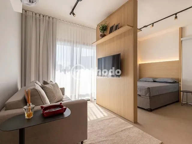 Apartamento com 39m² 1 quarto e 1 banheiro, para alugar, no bairro Cambuí em Campinas