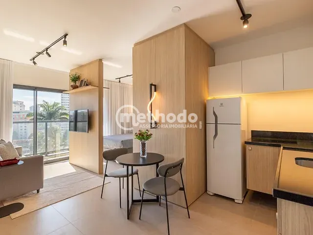 Apartamento com 39m² 1 quarto e 1 banheiro, para alugar, no bairro Cambuí em Campinas