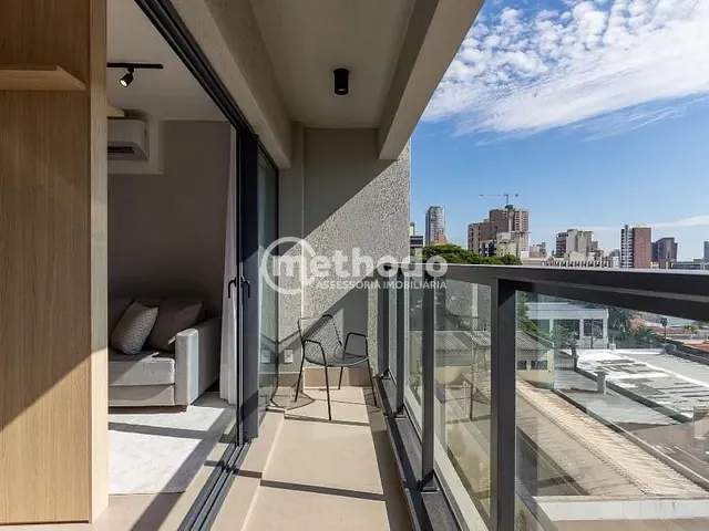 Apartamento com 39m² 1 quarto e 1 banheiro, para alugar, no bairro Cambuí em Campinas