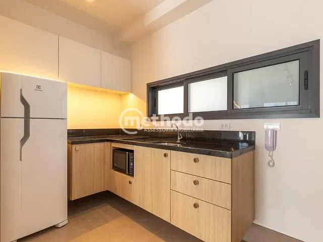 Apartamento com 39m² 1 quarto e 1 banheiro, para alugar, no bairro Cambuí em Campinas