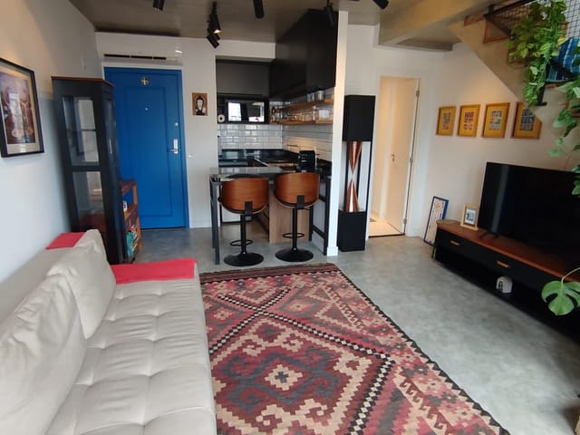 Apartamento com 48m² 1 quarto e 2 banheiros, para alugar, no bairro República em São Paulo