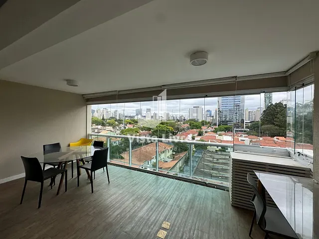 Apartamento com 58m² 1 quarto e 2 banheiros, à venda, no bairro Brooklin Paulista em São Paulo