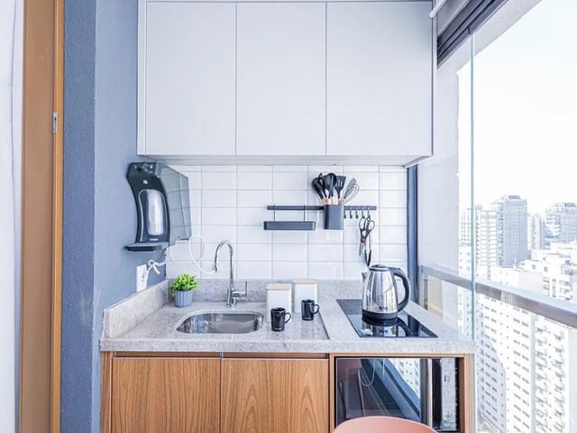 Studio com 27m² 1 quarto e 1 banheiro, para alugar, no bairro Vila Nova Conceição em São Paulo