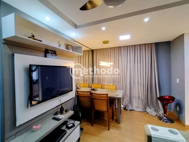 Apartamento com 53m² 2 quartos e 2 banheiros, à venda, no bairro Fundacao da Casa Popular em Campinas