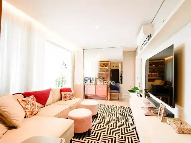 Apartamento com 76m² 2 quartos e 2 banheiros, à venda, no bairro Moema em São Paulo