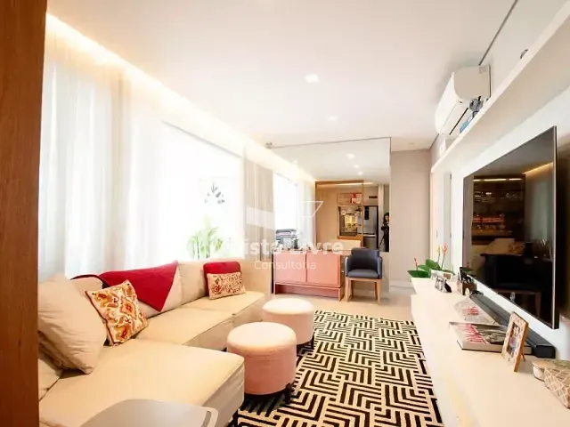 Apartamento com 76m² 2 quartos e 2 banheiros, à venda, no bairro Moema em São Paulo