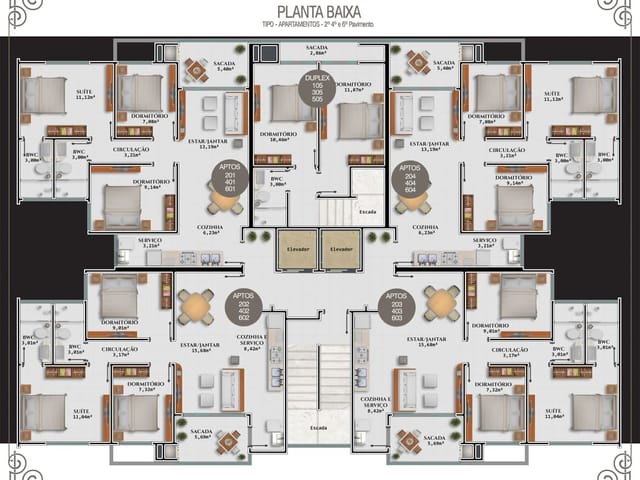 Apartamento com 83m² 2 quartos e 2 banheiros, à venda, no bairro camboa em Governador Celso Ramos