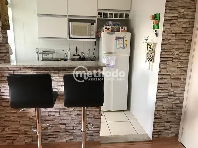Apartamento com 44m² 2 quartos e 1 banheiro, à venda, no bairro Jardim Nova Europa em Campinas