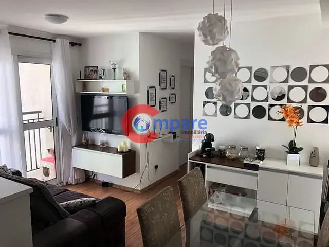 Apartamento com 58m² 3 quartos e 1 banheiro, à venda, no bairro Jardim Las Vegas em Guarulhos