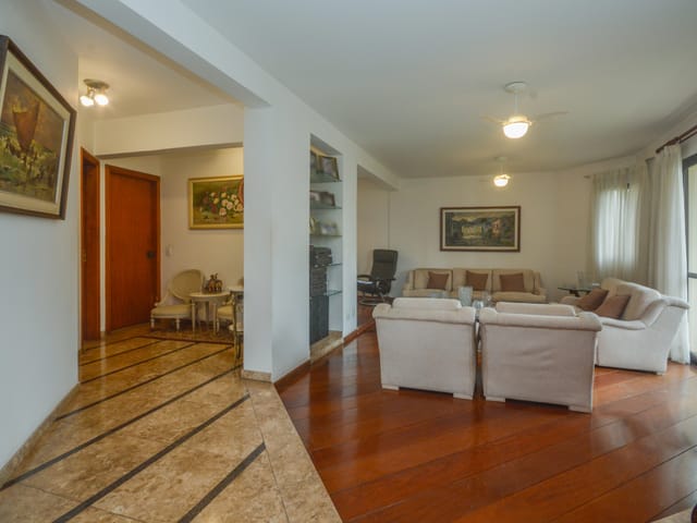 Apartamento com 280m² 4 quartos e 5 banheiros, à venda, no bairro Klabin em São Paulo