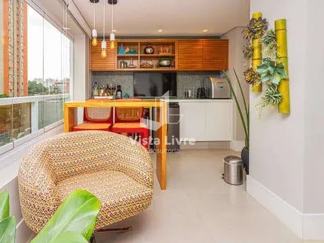 Apartamento com 165m² 3 quartos e 4 banheiros, à venda, no bairro Brooklin em São Paulo