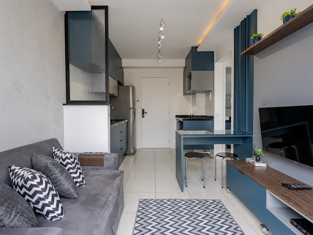 Apartamento com 34m² 2 quartos e 1 banheiro, à venda ou para alugar, no bairro Barra Funda em São Paulo