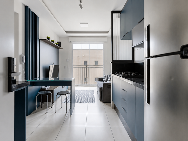 Apartamento com 34m² 2 quartos e 1 banheiro, à venda ou para alugar, no bairro Barra Funda em São Paulo