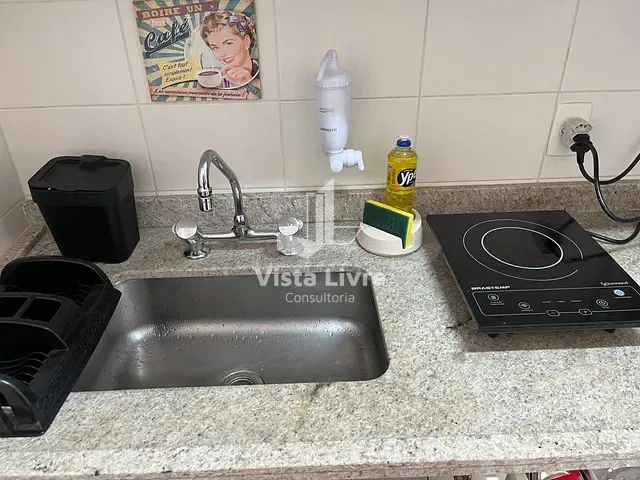 Apartamento com 35m² 1 quarto e 2 banheiros, à venda, no bairro Cidade Monções em São Paulo