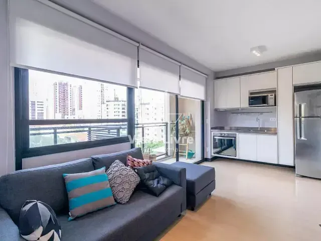 Apartamento com 35m² 1 quarto e 1 banheiro, à venda, no bairro Vila Madalena em São Paulo