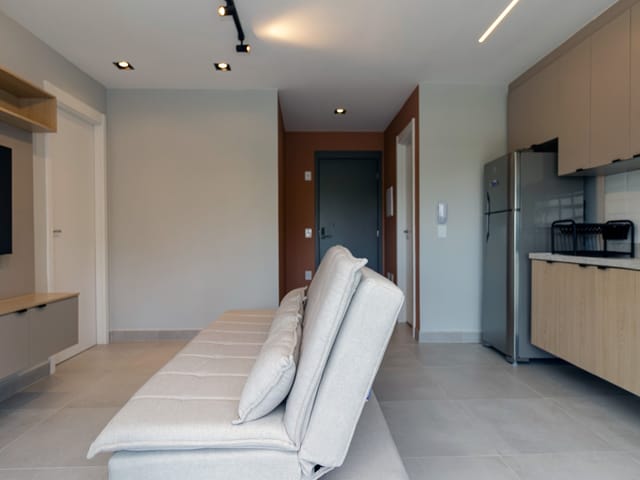 Apartamento com 50m² 1 quarto e 1 banheiro, para alugar, no bairro Higienópolis em São Paulo