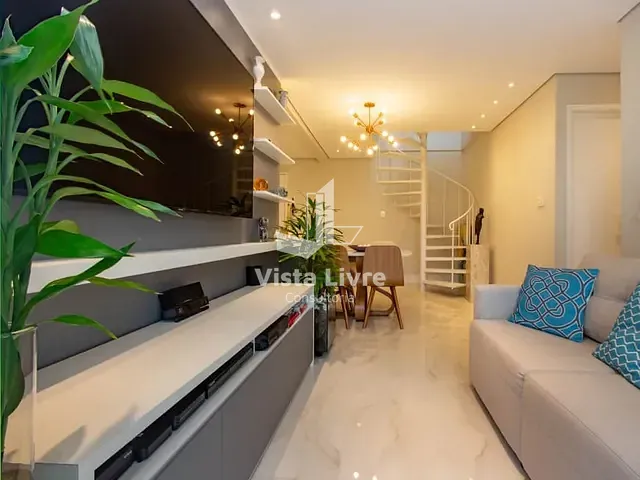Cobertura / Penthouse com 114m² 2 quartos e 2 banheiros, à venda, no bairro Santo Amaro em São Paulo
