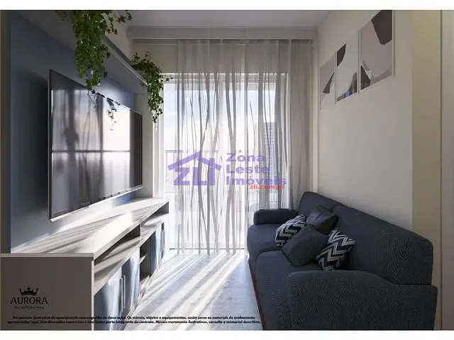 Apartamento com 46m² 2 quartos e 1 banheiro, à venda, no bairro Vila Esperança em São Paulo