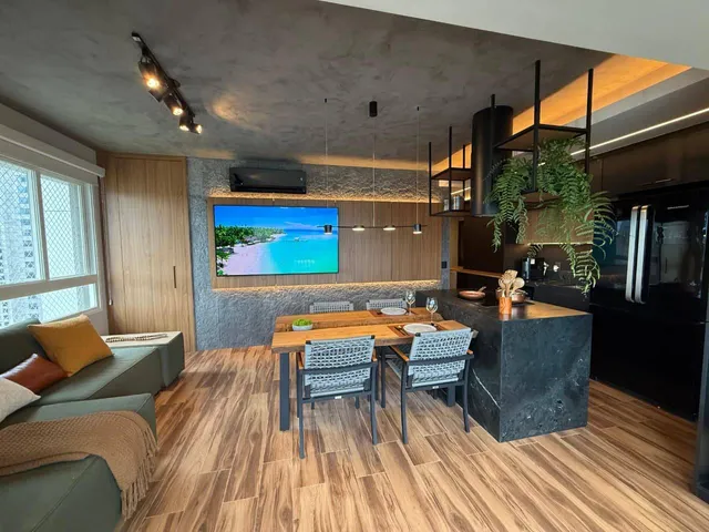Apartamento com 62m² 1 quarto e 2 banheiros, para alugar, no bairro Cidade Monções em São Paulo