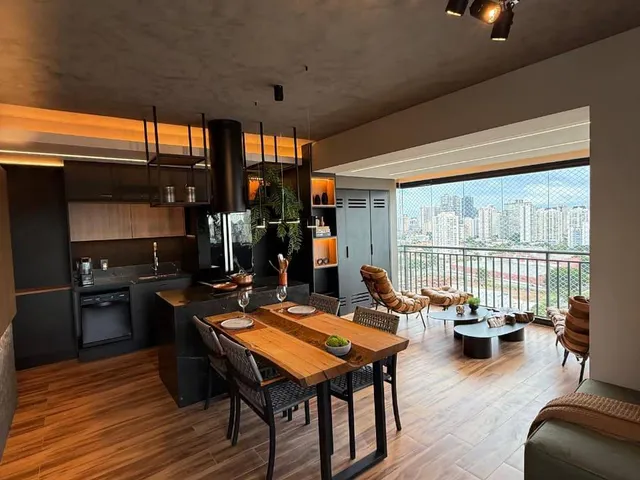 Apartamento com 62m² 1 quarto e 2 banheiros, para alugar, no bairro Cidade Monções em São Paulo