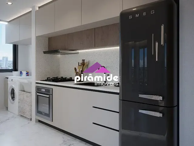 Apartamento com 58m² 2 quartos e 2 banheiros, à venda, no bairro Monte Castelo em São José dos Campos