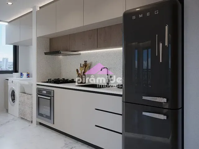 Apartamento com 58m² 2 quartos e 2 banheiros, à venda, no bairro Monte Castelo em São José dos Campos