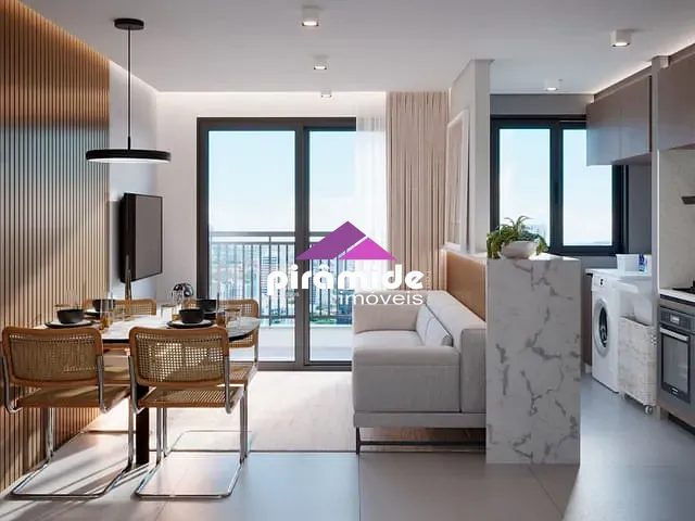Apartamento com 56m² 2 quartos e 2 banheiros, à venda, no bairro Monte Castelo em São José dos Campos