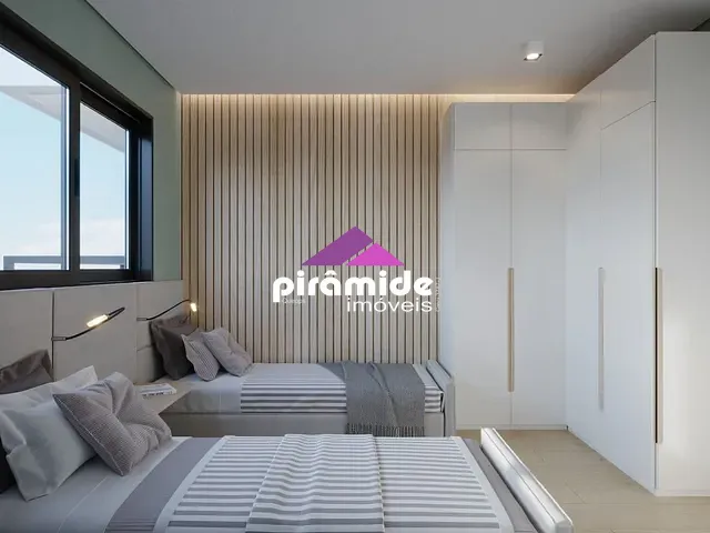 Apartamento com 56m² 2 quartos e 2 banheiros, à venda, no bairro Monte Castelo em São José dos Campos