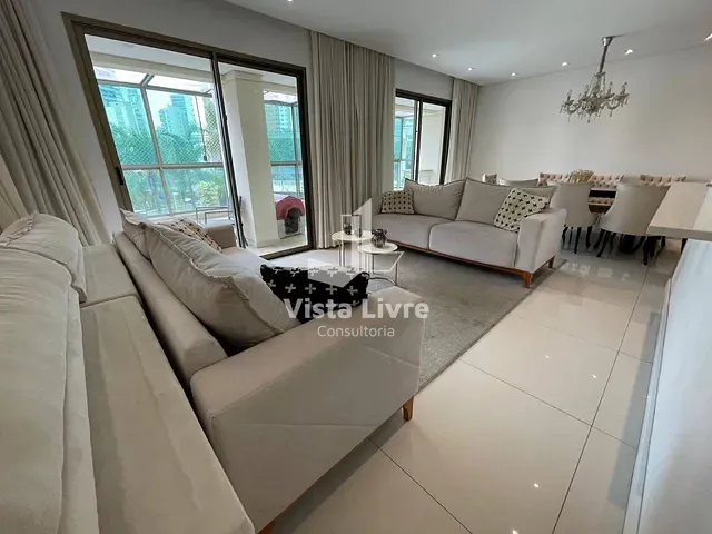 Apartamento com 218m² 3 quartos e 4 banheiros, à venda, no bairro Brooklin Paulista em São Paulo