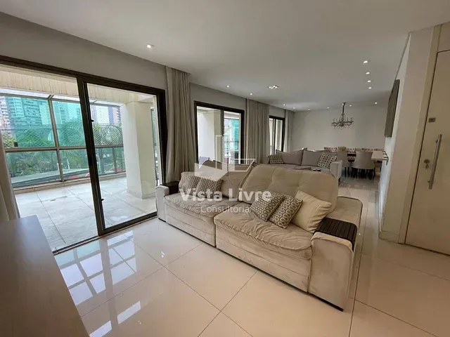 Apartamento com 218m² 3 quartos e 4 banheiros, à venda, no bairro Brooklin Paulista em São Paulo