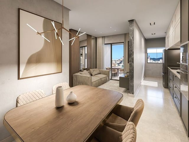 Apartamento com 67m² 2 quartos e 2 banheiros, à venda, no bairro Morretes em Itapema