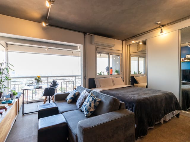 Apartamento com 44m² 1 quarto e 1 banheiro, à venda, no bairro Brooklin em São Paulo