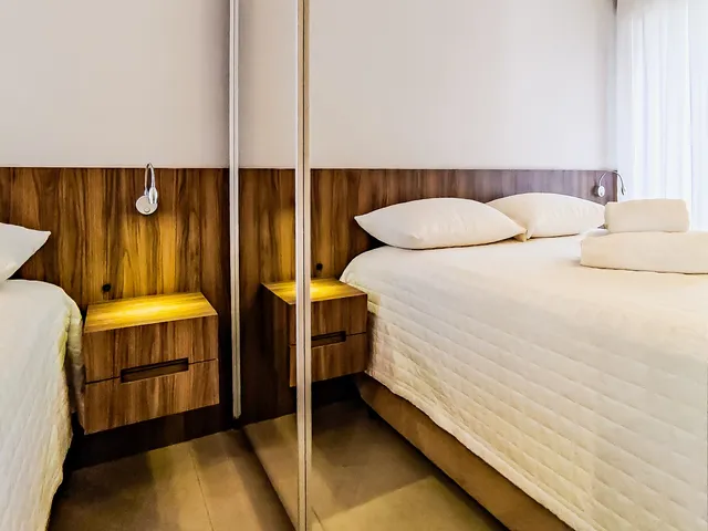 Apartamento com 85m² 1 quarto e 2 banheiros, para alugar, no bairro Brooklin Paulista em São Paulo