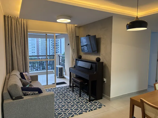 Apartamento com 56m² 2 quartos e 1 banheiro, para alugar, no bairro Mirandópolis em São Paulo