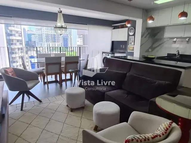 Apartamento com 81m² 2 quartos e 2 banheiros, à venda, no bairro Vila Olímpia em São Paulo