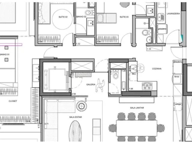 Apartamento com 210m² 4 quartos e 1 banheiro, à venda, no bairro Campo Belo em São Paulo