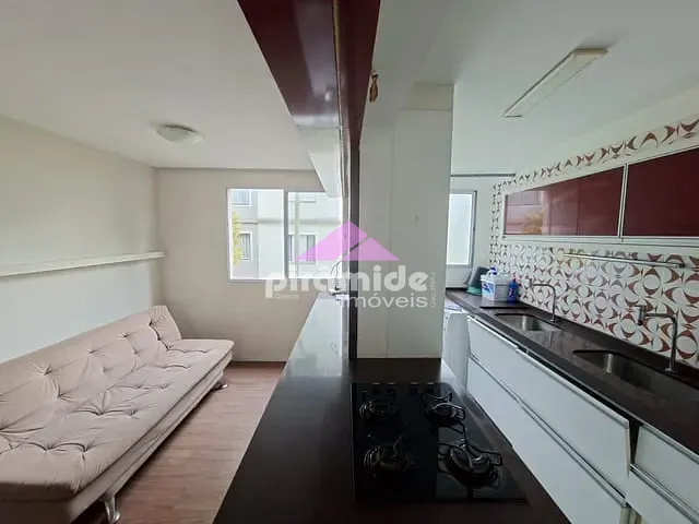 Apartamento com 45m² 2 quartos e 1 banheiro, para alugar, no bairro Parque Residencial Flamboyant em São José dos Campos
