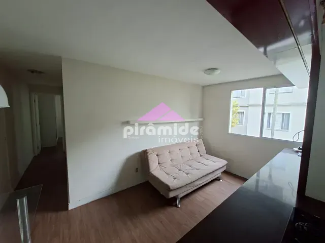 Apartamento com 45m² 2 quartos e 1 banheiro, para alugar, no bairro Parque Residencial Flamboyant em São José dos Campos