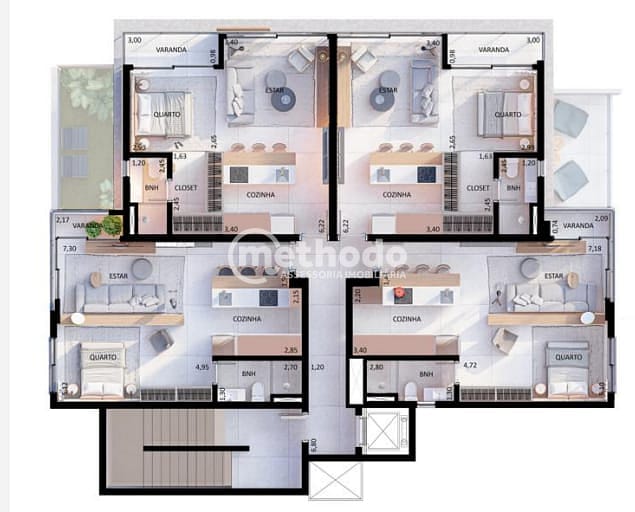 Apartamento, 1 quarto, 48 m² - Foto 14