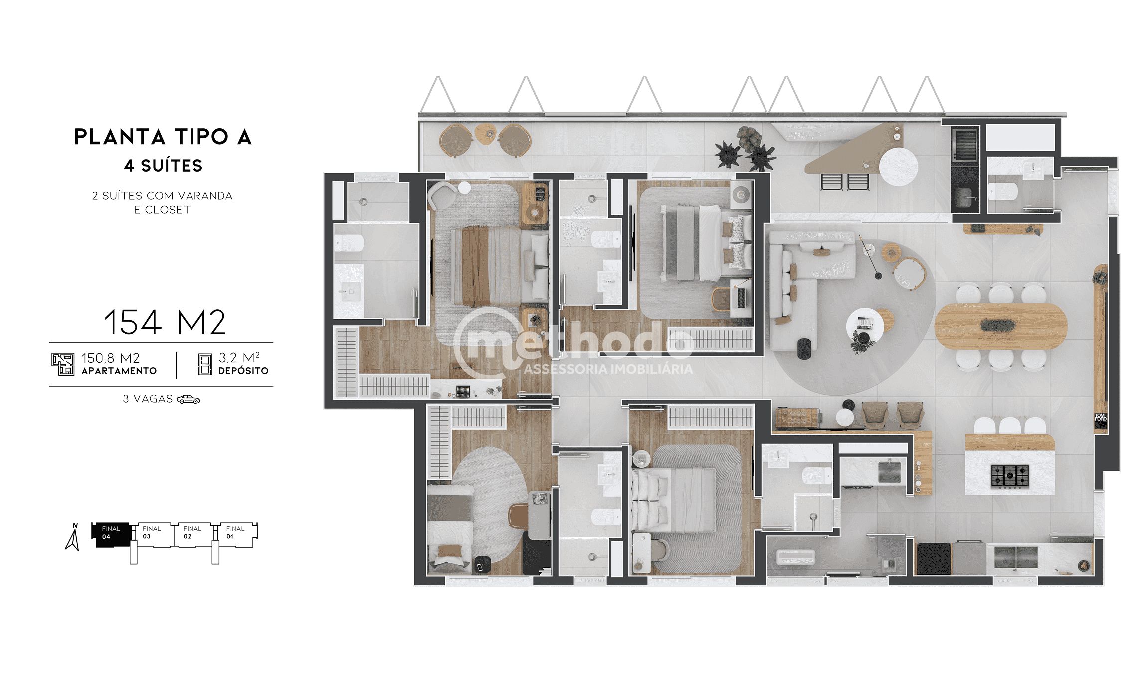 Apartamento, 4 quartos, 150 m² - Foto 5