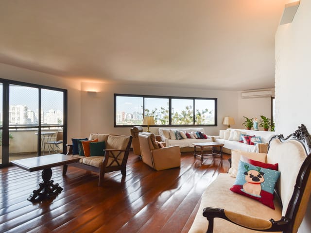 Apartamento com 379m² 4 quartos e 5 banheiros, à venda, no bairro Pacaembu em São Paulo