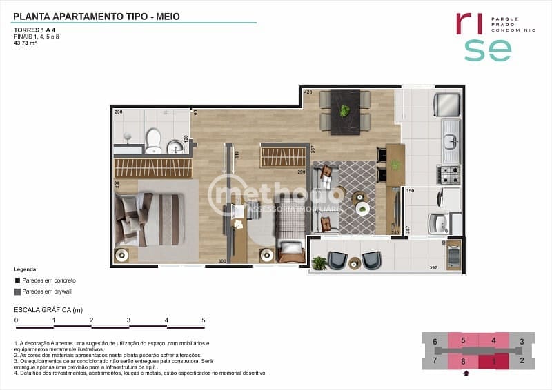 Apartamento, 2 quartos, 45 m² - Foto 21