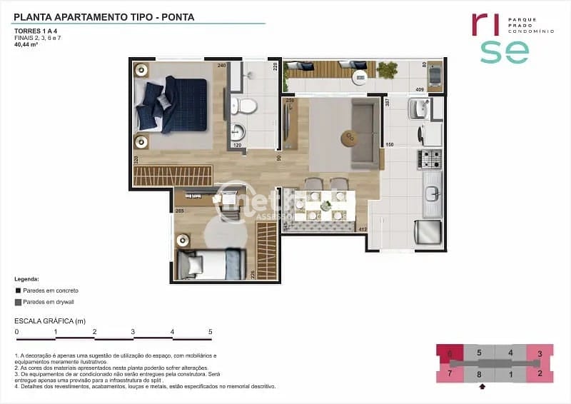 Apartamento, 2 quartos, 45 m² - Foto 22