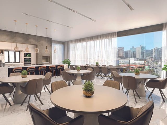 Apartamento com 173m² 4 quartos e 5 banheiros, à venda, no bairro Meia Praia em Itapema