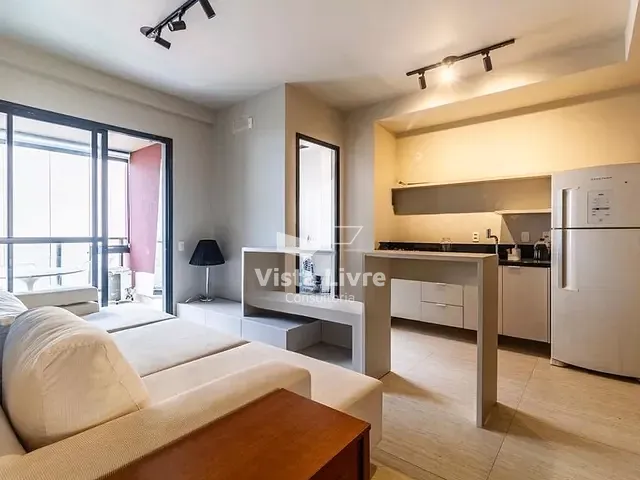 Apartamento com 48m² 1 quarto e 1 banheiro, à venda, no bairro Cerqueira César em São Paulo
